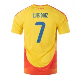 Colombia Luis Diaz #7 Hemmakläder Copa America 2024 Kortärmad